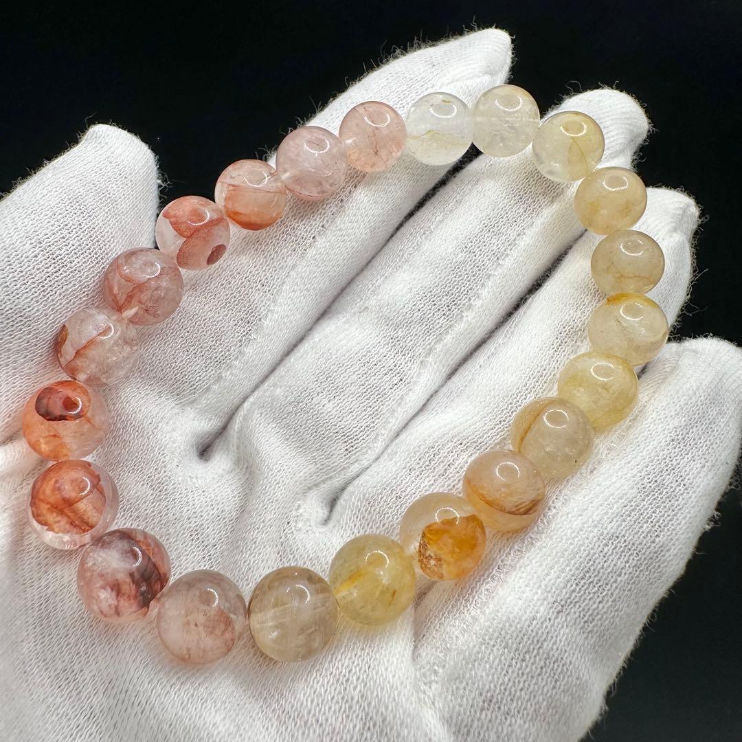 ライモナイトインクォーツ　ブレスレット