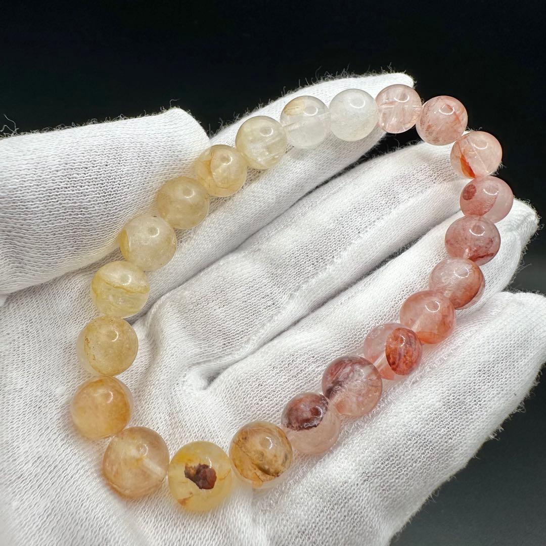 ライモナイトインクォーツ　ブレスレット