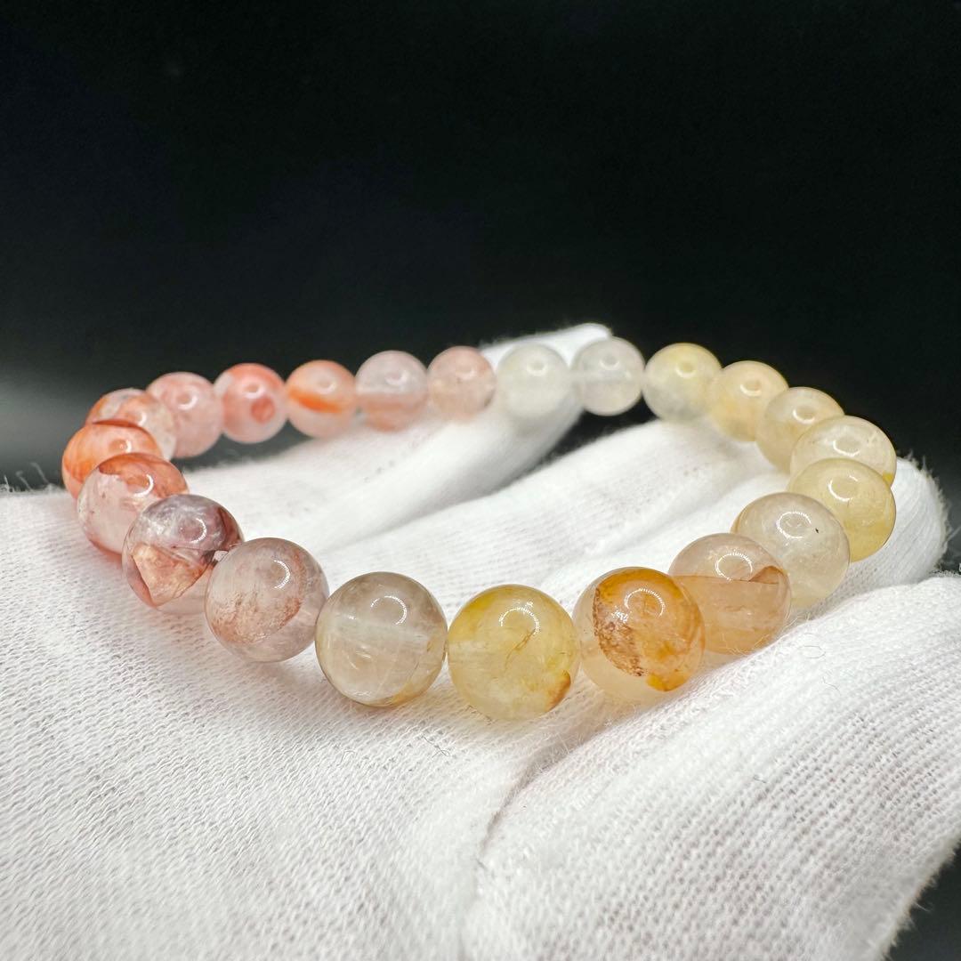 ライモナイトインクォーツ　ブレスレット