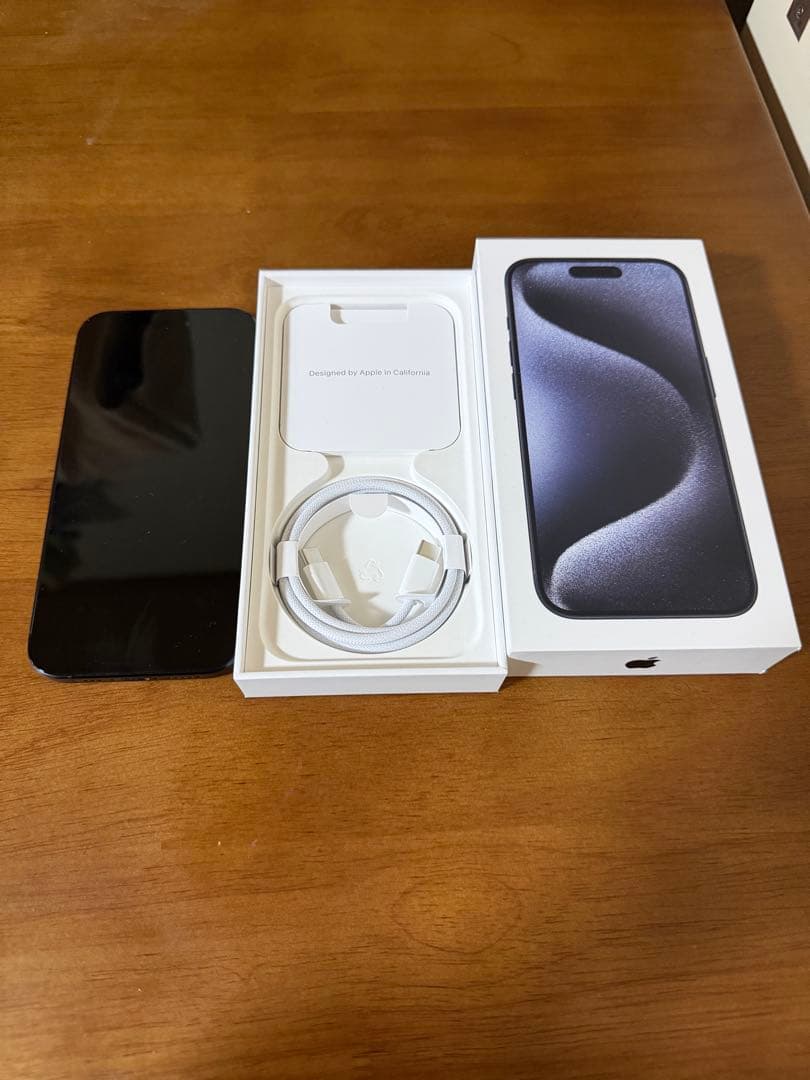 Apple iPhone15Pro ブルーチタニウム 256gb