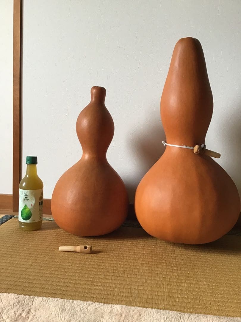 大　ひょうたん　乾燥　素材　２個