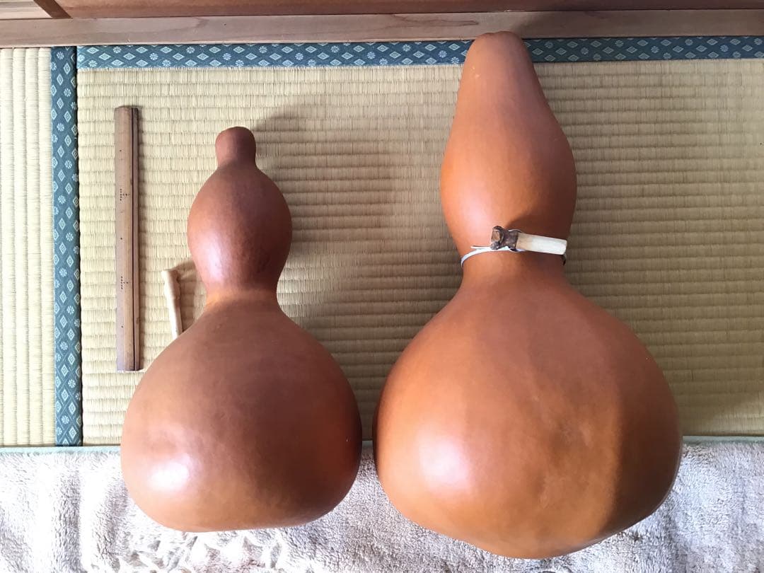 大　ひょうたん　乾燥　素材　２個