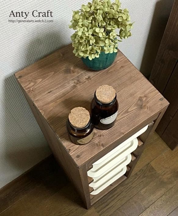 【サイズオーダー可】【引取可能】4段収納棚 キッチン収納 おもちゃ収納UN/UN