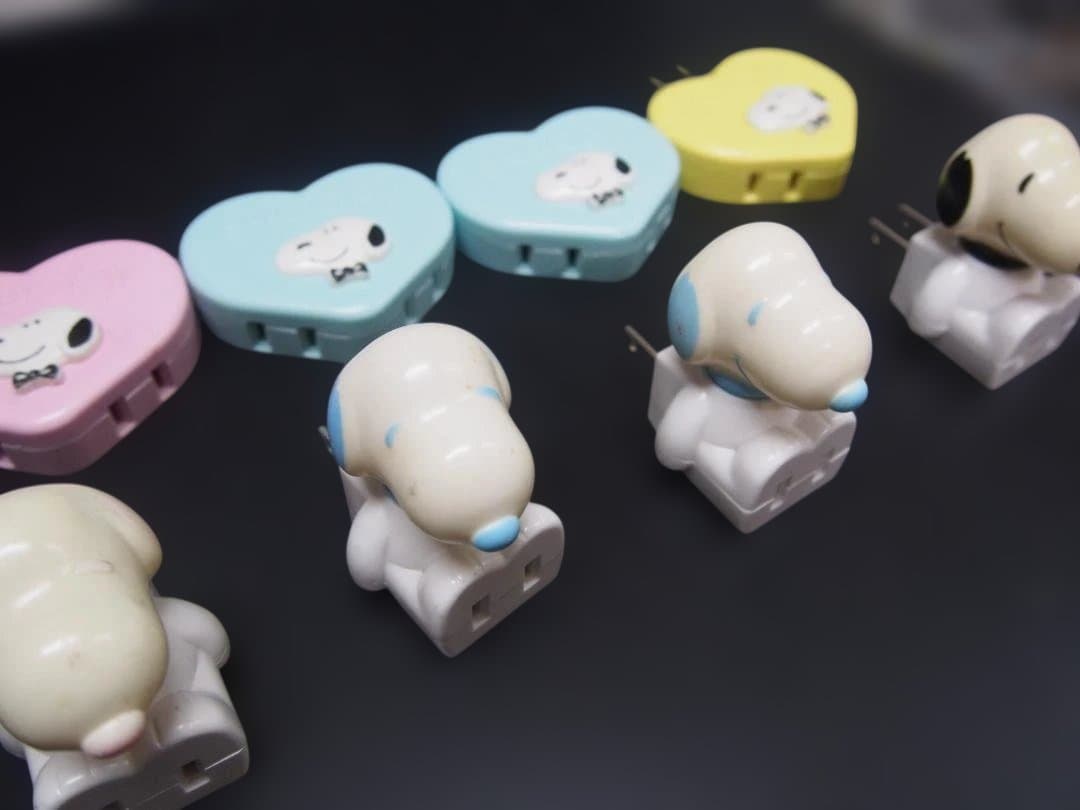 スヌーピー　レトロ　コンセント　8点　まとめて