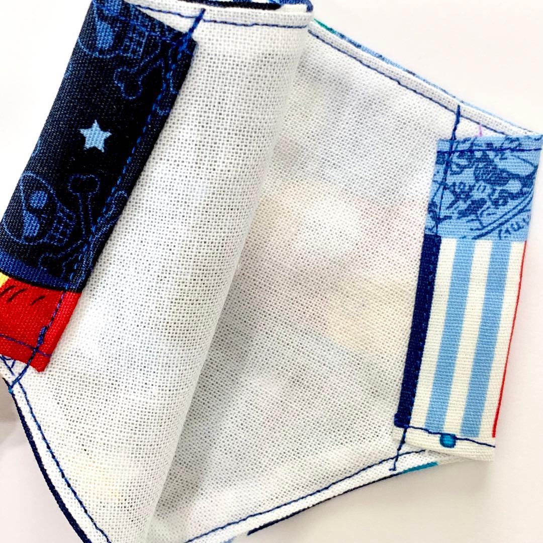 No.582 オーダーマスク　布　海賊　ドクロ　ハンドメイド　おまとめ割