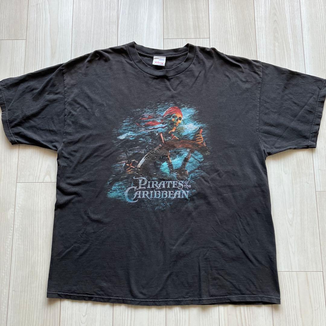 03Disney パイレーツオブカリビアン 2000年代ヴィンテージ Tシャツ