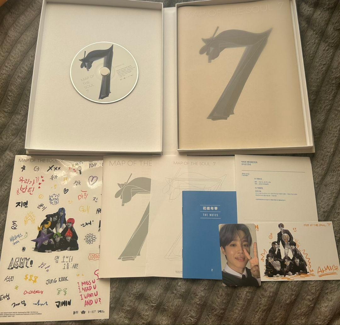 TinyTANタオルセットとBTSアルバム