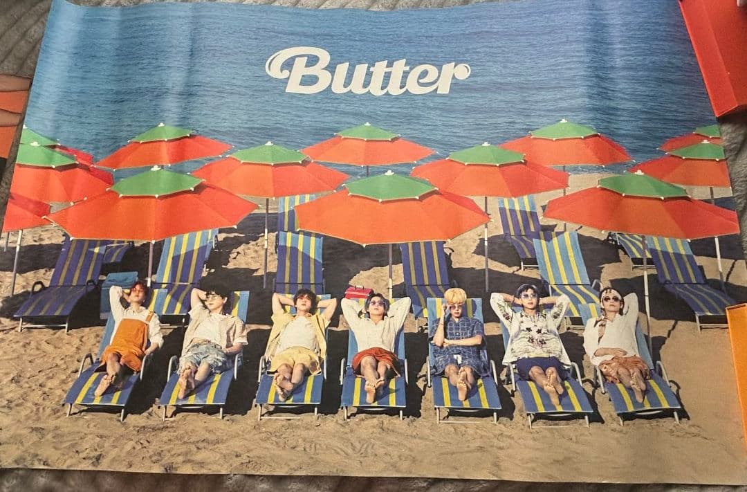 TinyTANタオルセットとBTSアルバム