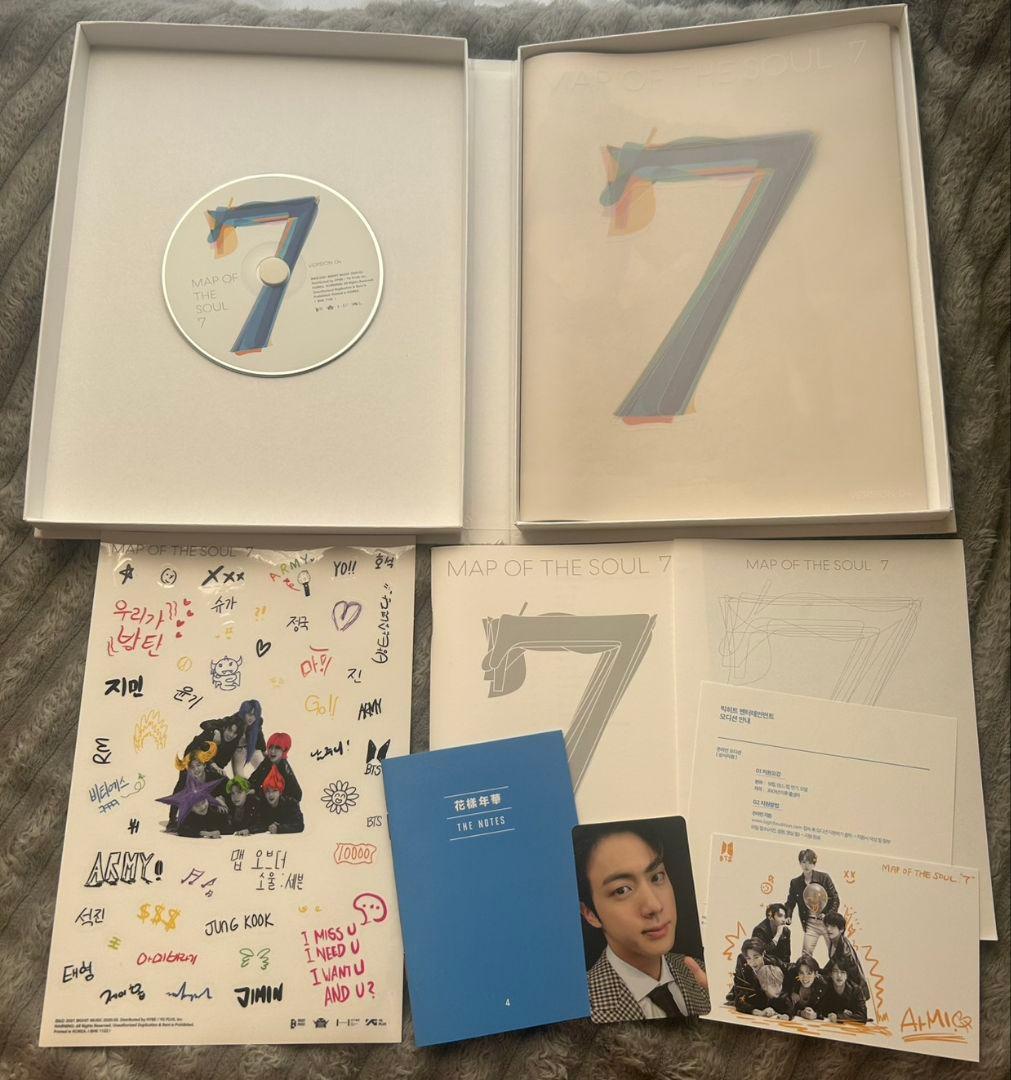 TinyTANタオルセットとBTSアルバム