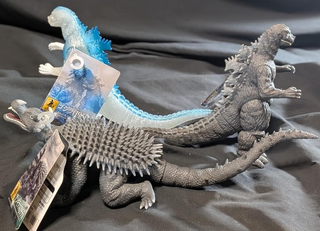 ゴジラ＆アンギラス逆襲版（バンダイ）ムービーモンスターシリーズ３体セット