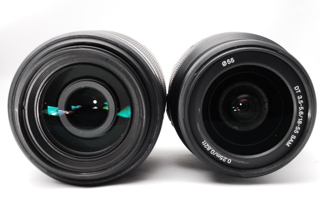 ✨️ SONY α55 ✨️ダブルレンズ✨️ 軽量コンパクト ソニー 一眼レフ