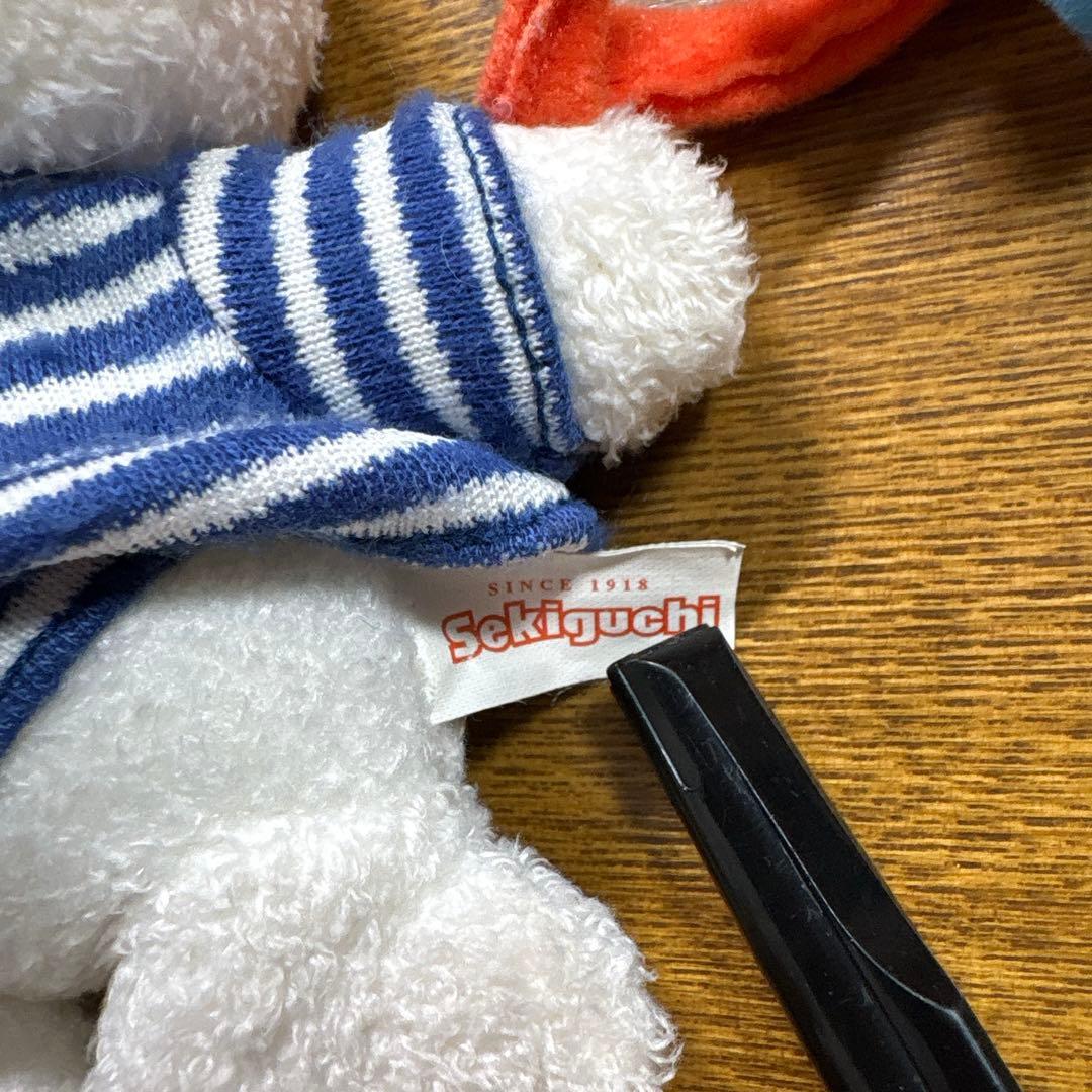 希少 当時物 ミッフィー ぬいぐるみ ストライプTシャツ