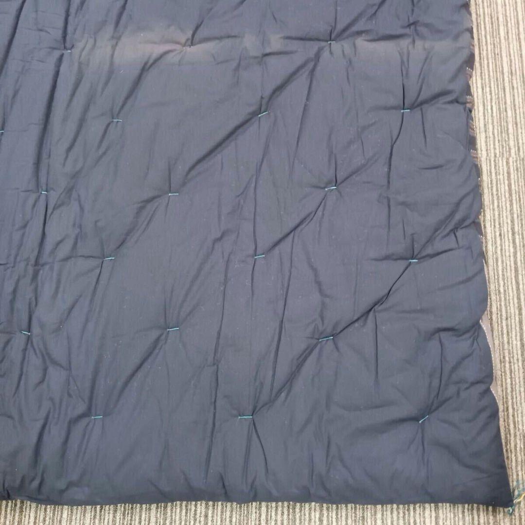 ♢★B35パッチワーク 手縫い 刺子 ハンドメイド 厚手 約168cm角 掛布団