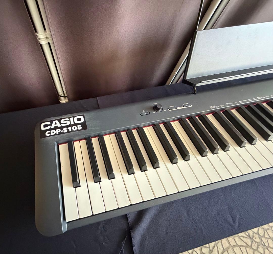 カシオ CDP-S105 電子ピアノ 88鍵 付属品完備