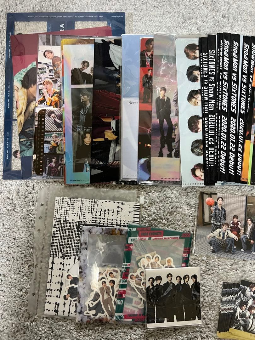 SixTONES CD 特典　クリアファイル　フレークシール