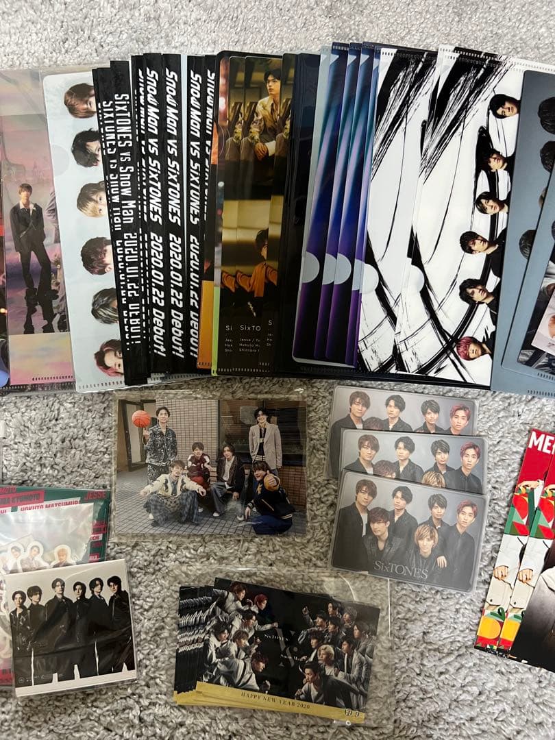 SixTONES CD 特典　クリアファイル　フレークシール