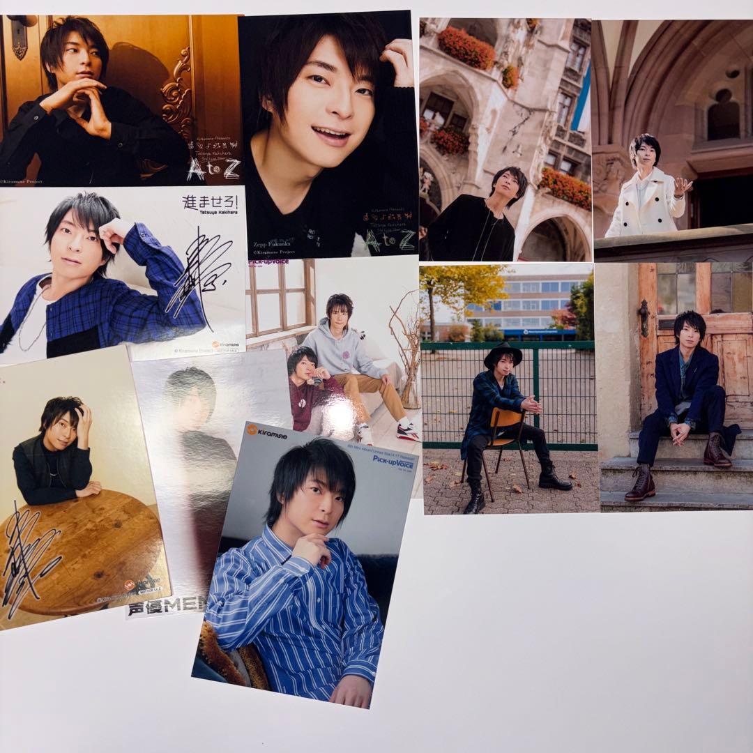 柿原徹也 ブロマイド63枚セット 金箔サイン有り