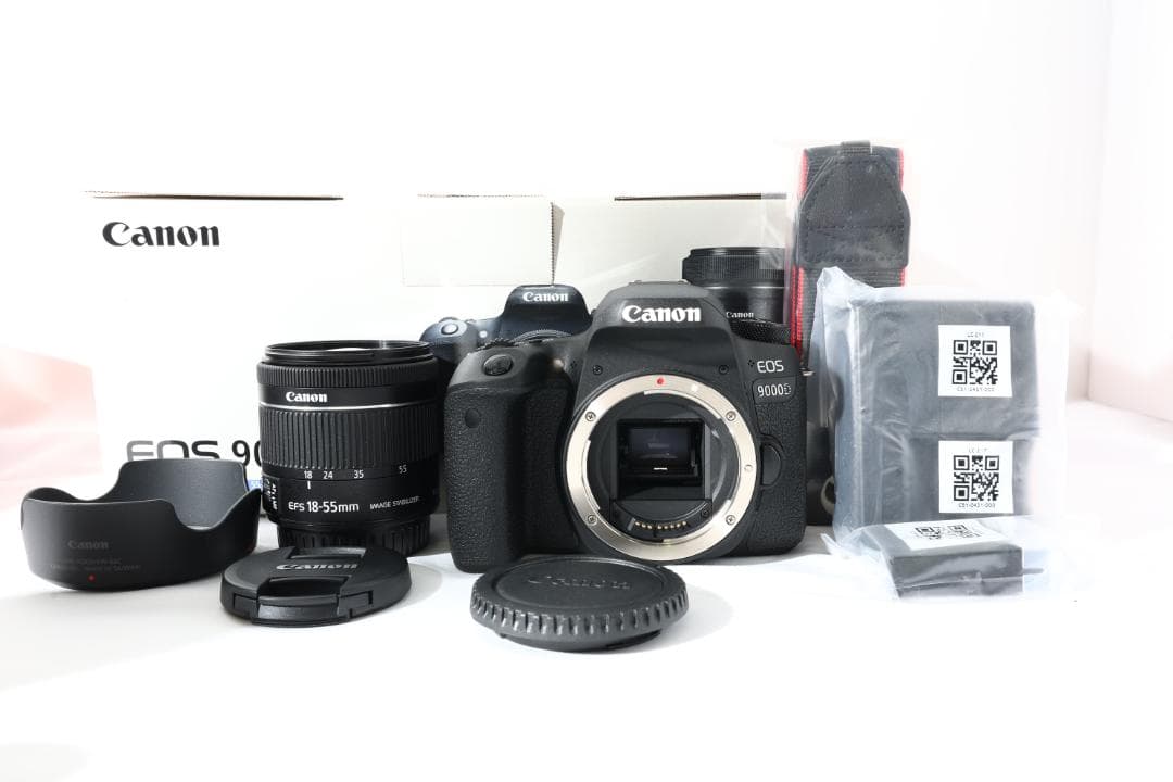 【新品級】★Canon EOS 9000D★ダブルレンズ 箱付