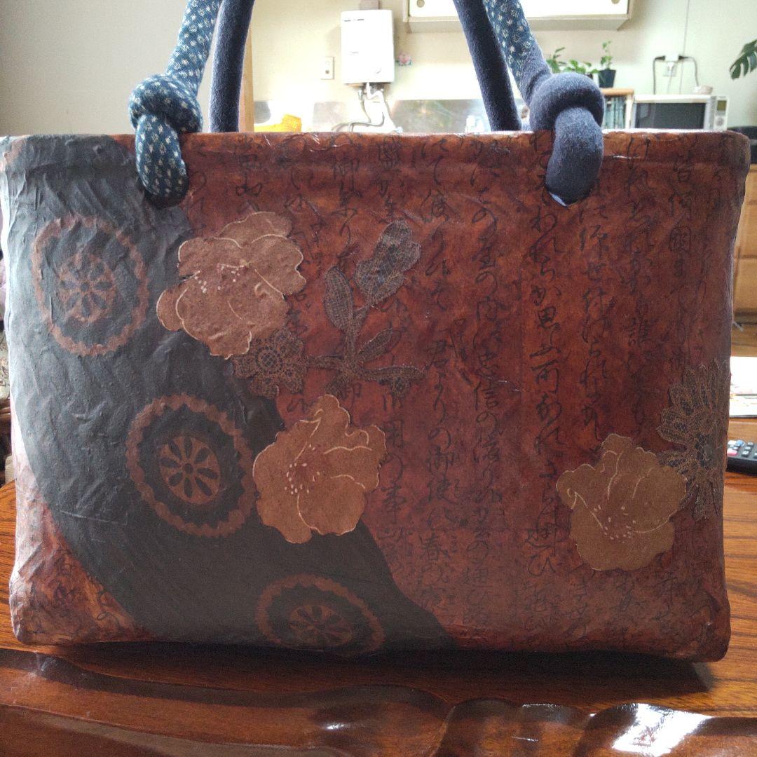 ハンドメイド一閑張りバッグ