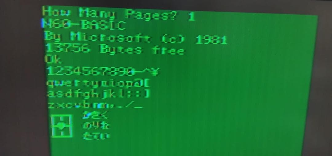 NEC PC-6001 本体 フルメンテナンス レトロパソコン 動作品