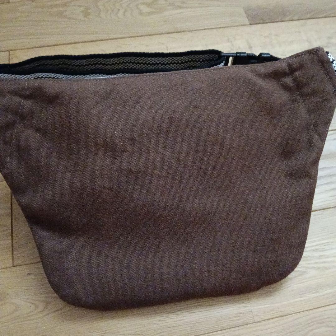 古布　前掛けリメイク　ウエストバッグ　ハンドメイド
