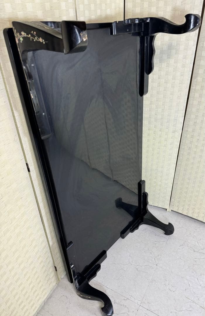 アンティーク螺鈿細工テーブル