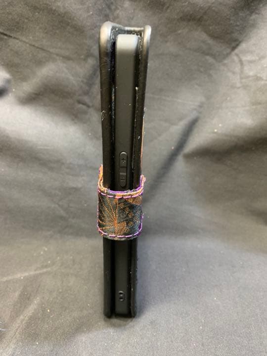 西陣織と本革の手帳型ケース