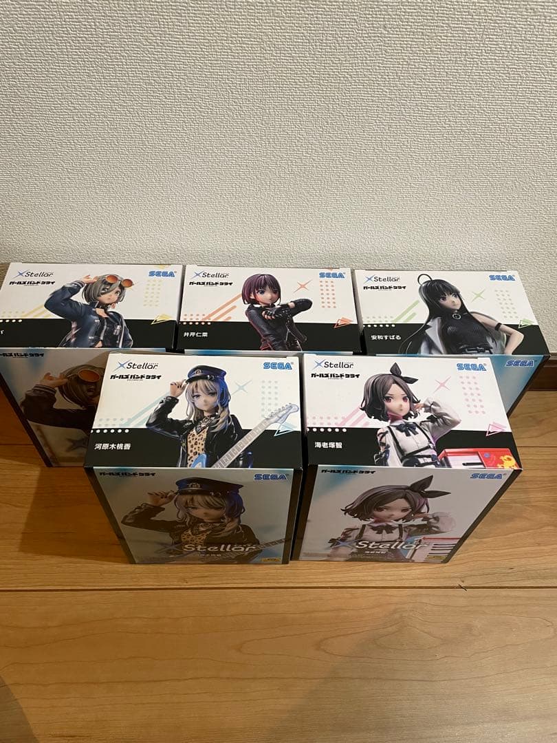 ガールズバンドクライ　プライズ　フィギュア　5点　コンプリートセット