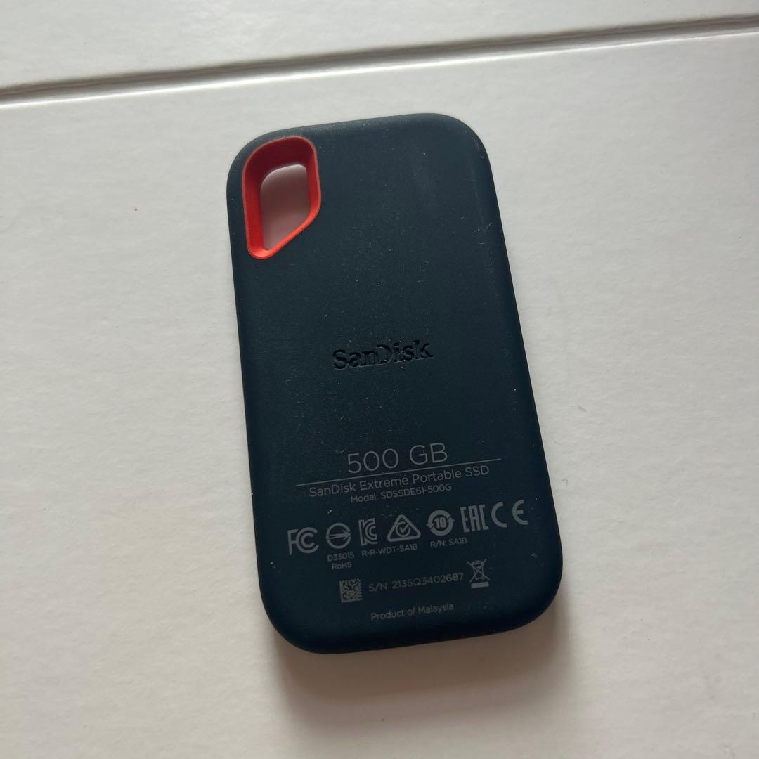 外付けハードディスク・ドライブ SanDisk 500GB SSD
