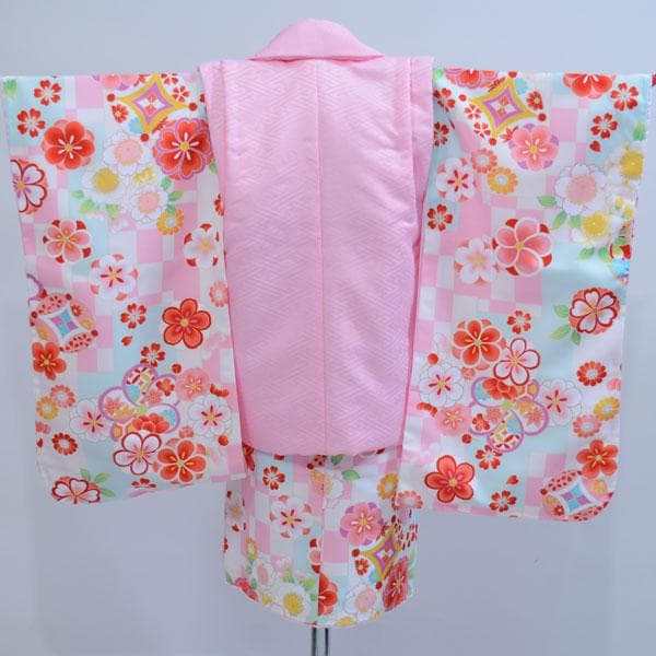 七五三 三歳 女児 被布 着物フルセット 式部浪漫 お仕立て無料
