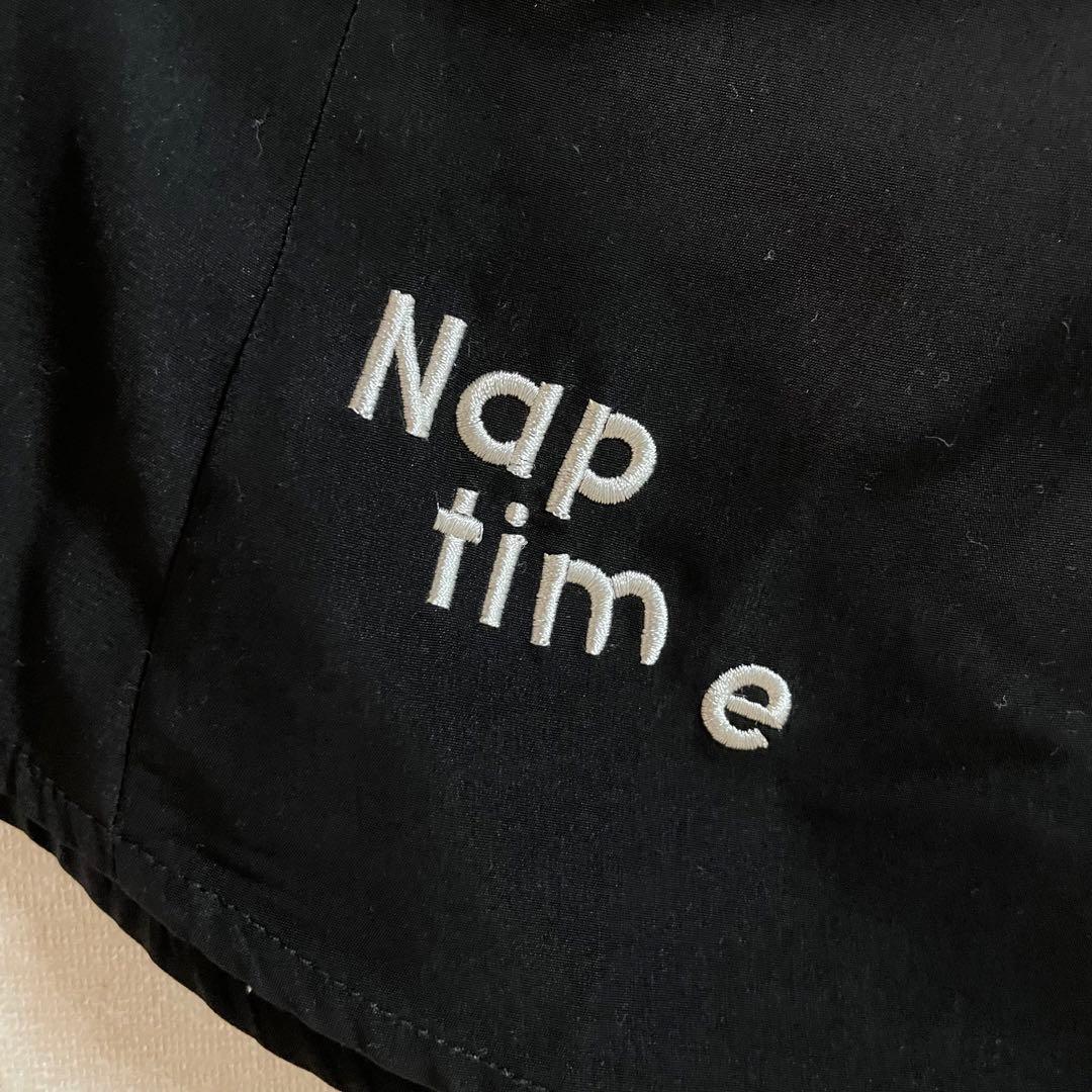 Naptime. パフスリーブフレアブラウス 黒