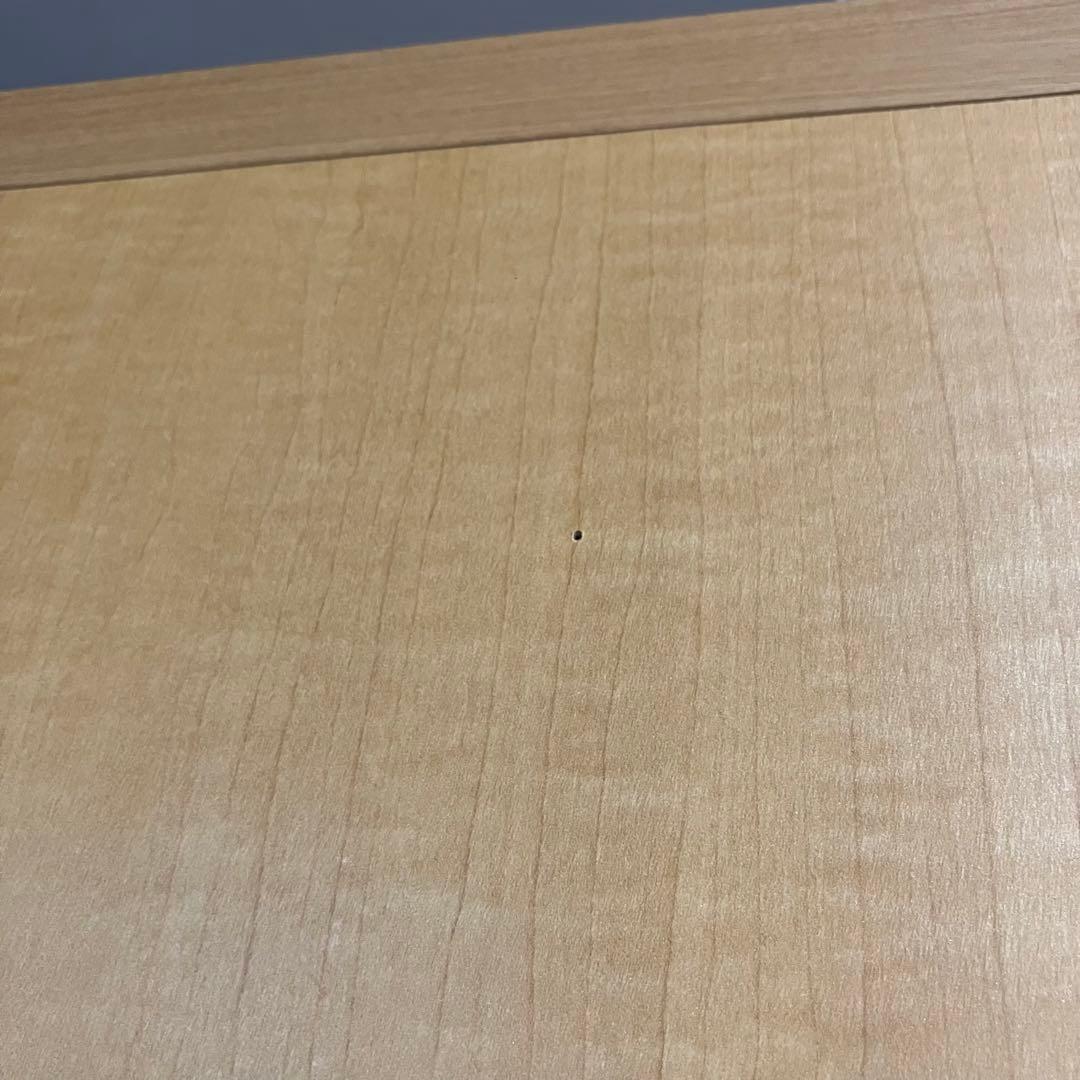 ライトウッド 食器棚 ガラス扉付き