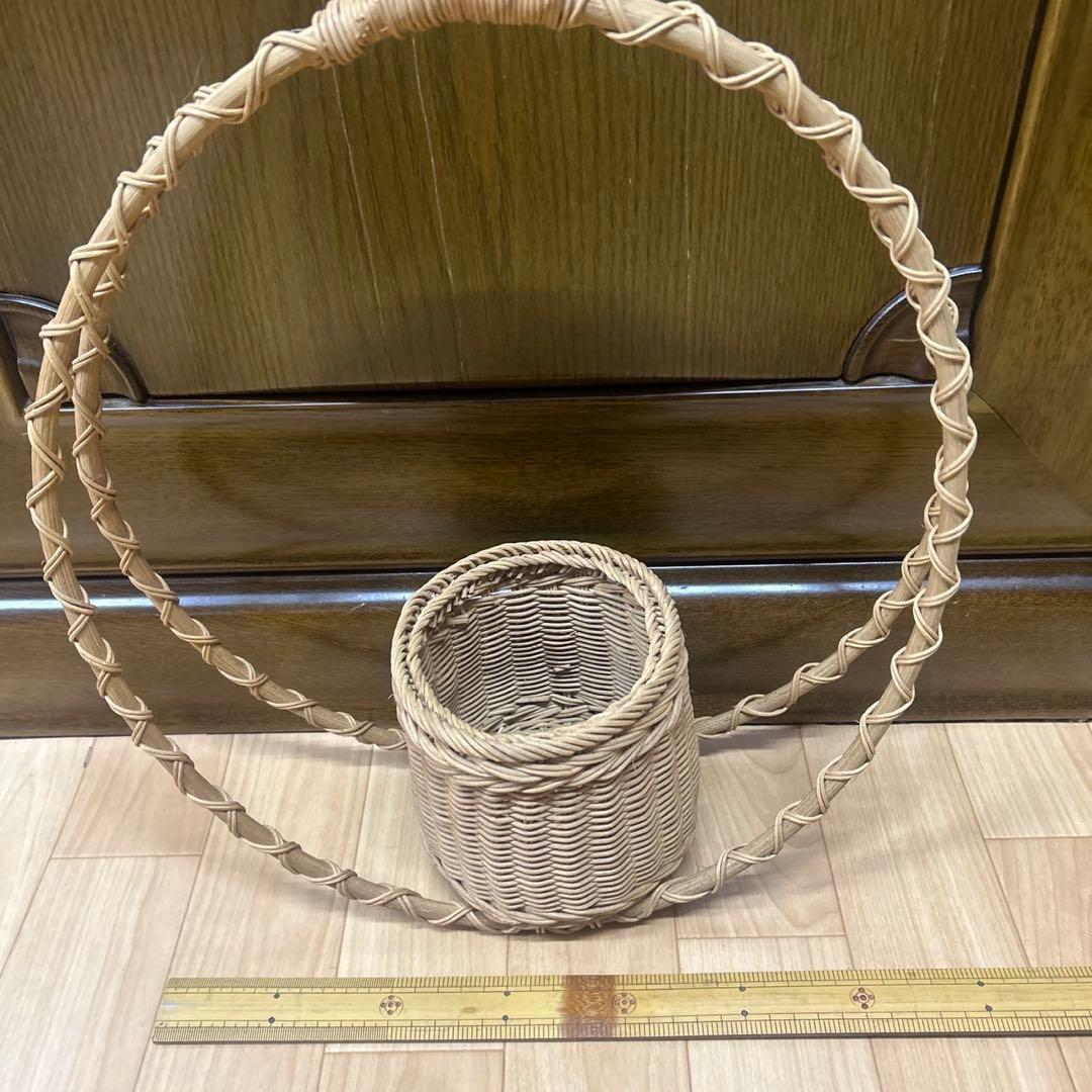 ラタン　花かご　まとめ売り
