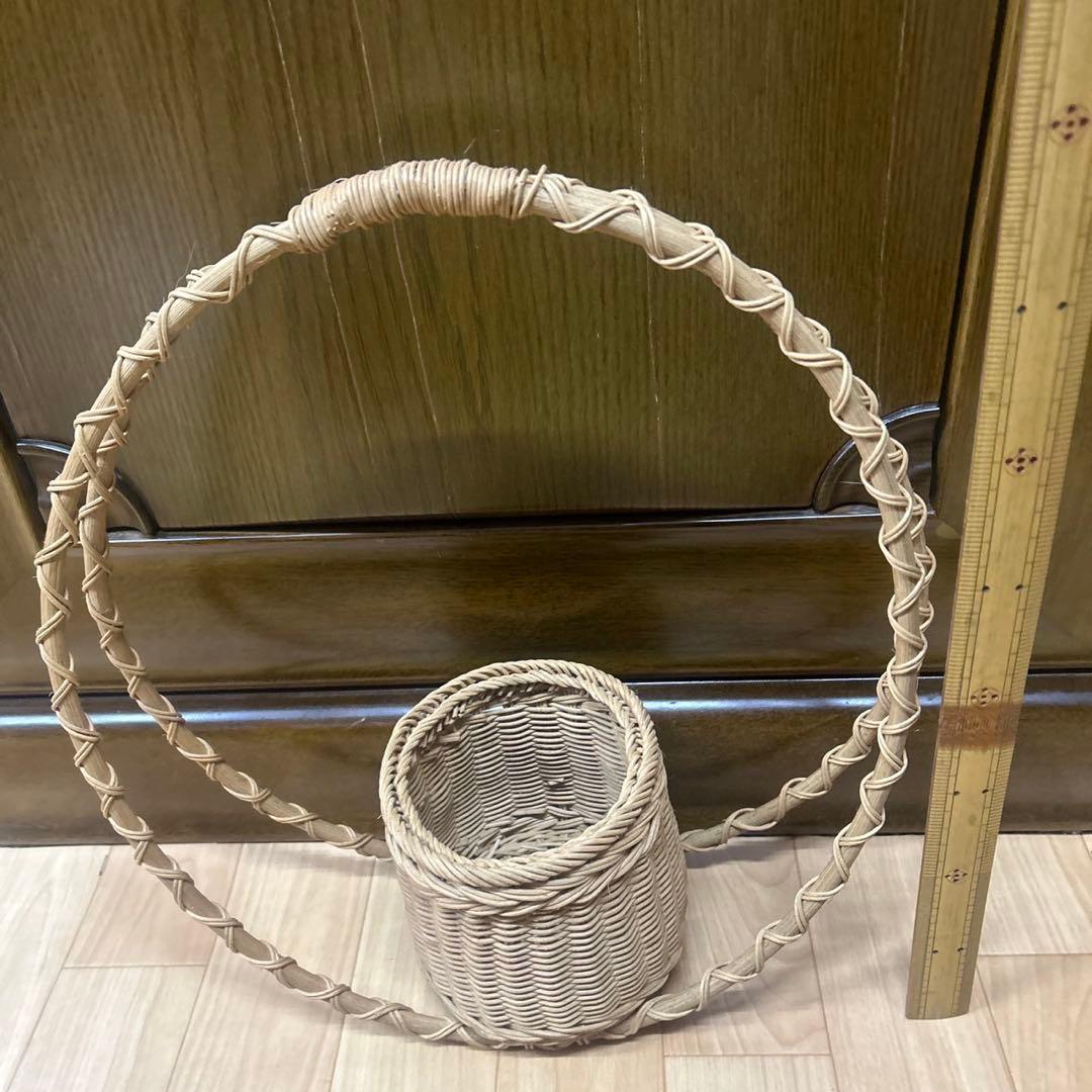 ラタン　花かご　まとめ売り