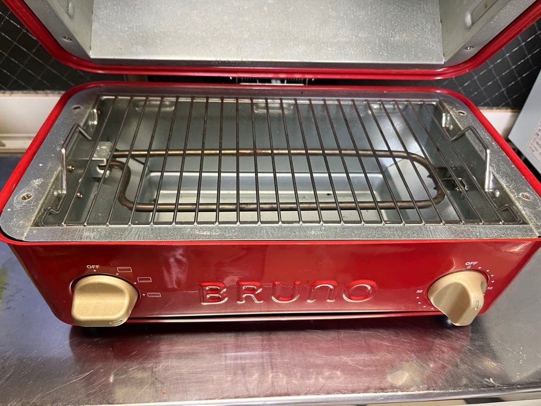 オーブントースター グリル BRUNO ブルーノ レッド 赤