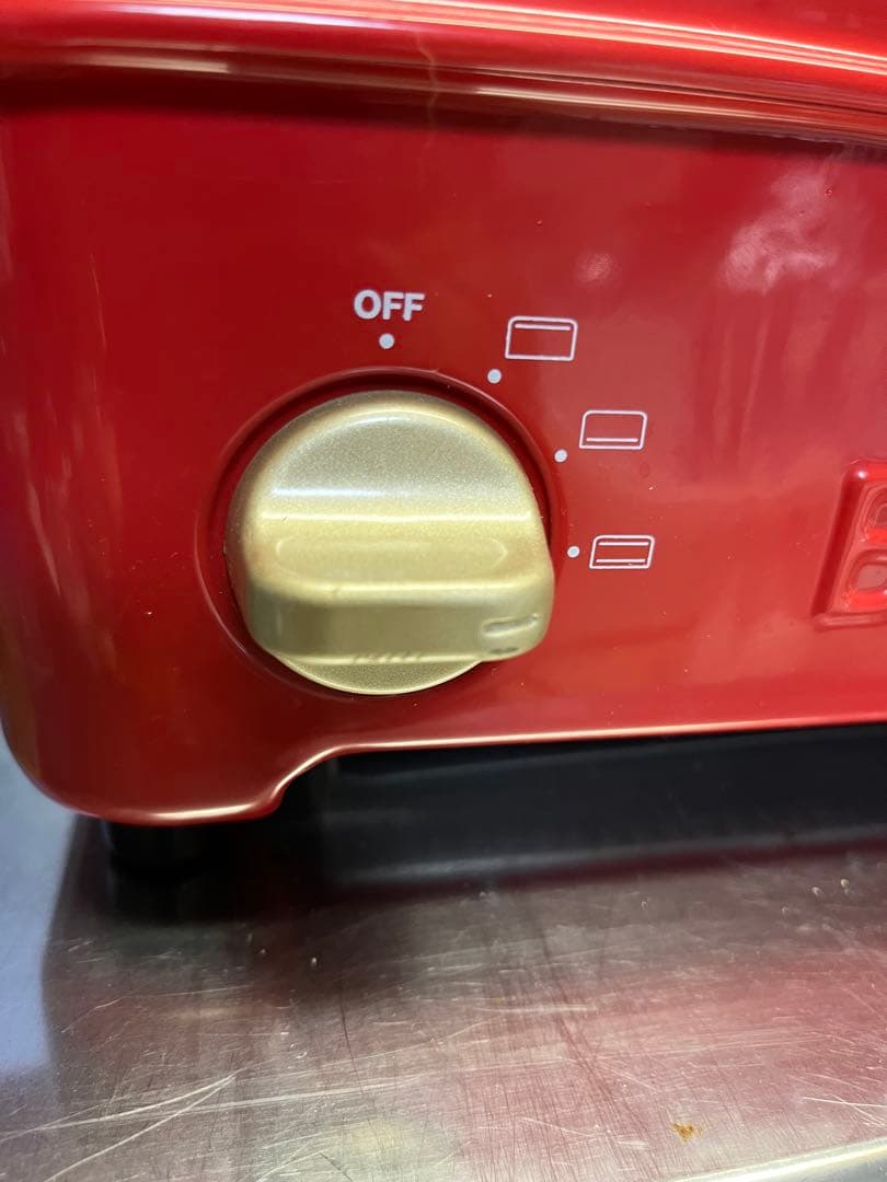 オーブントースター グリル BRUNO ブルーノ レッド 赤