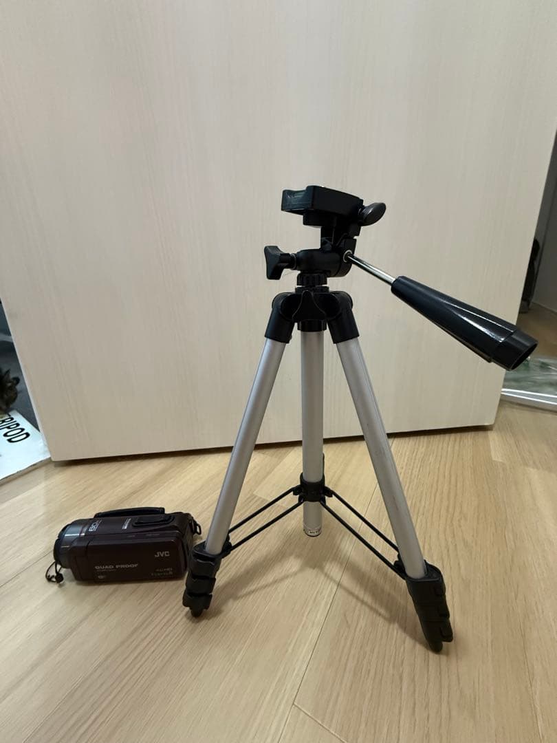 JVC ビデオカメラ Everio R GZ-RX600 ブラウン　【三脚付】
