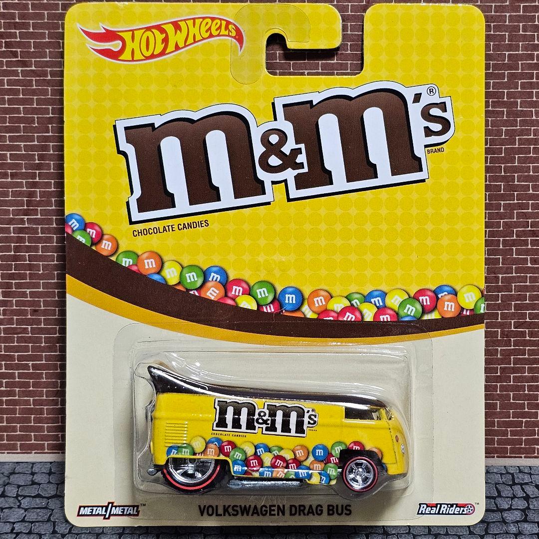 希少！ホットウィール　m&m's　フォルクスワーゲン　ドラッグバス