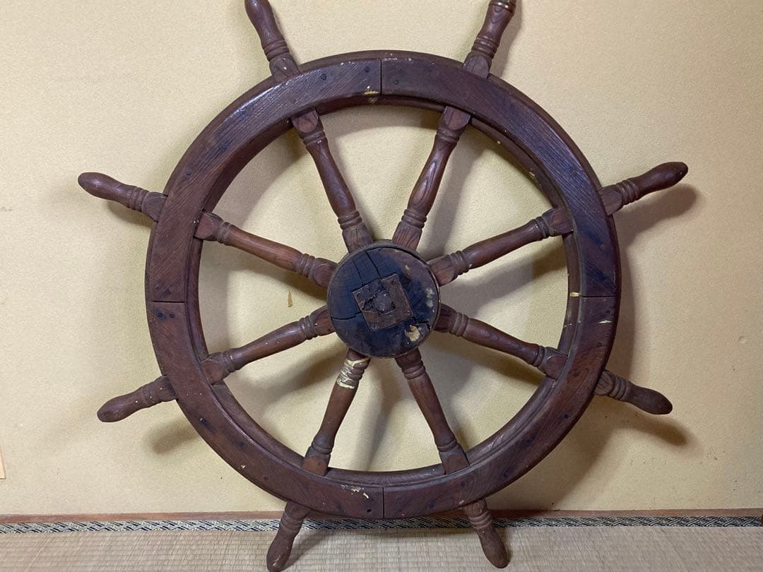 舵輪 ラット 船 船舶 No.3