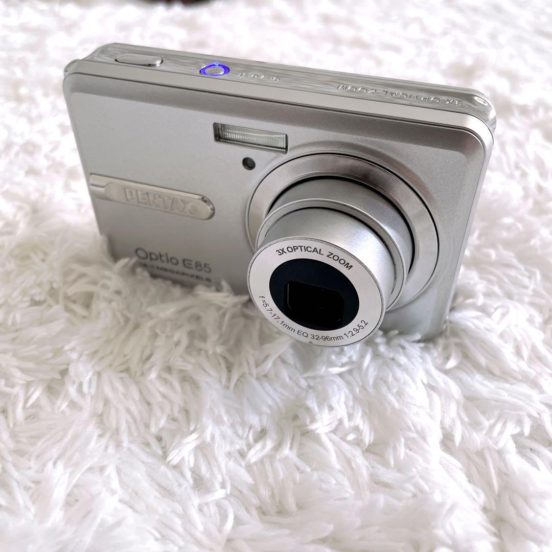 PENTAX 極美品✨Optio E85コンパクトデジタルカメラ　付属品多数三脚
