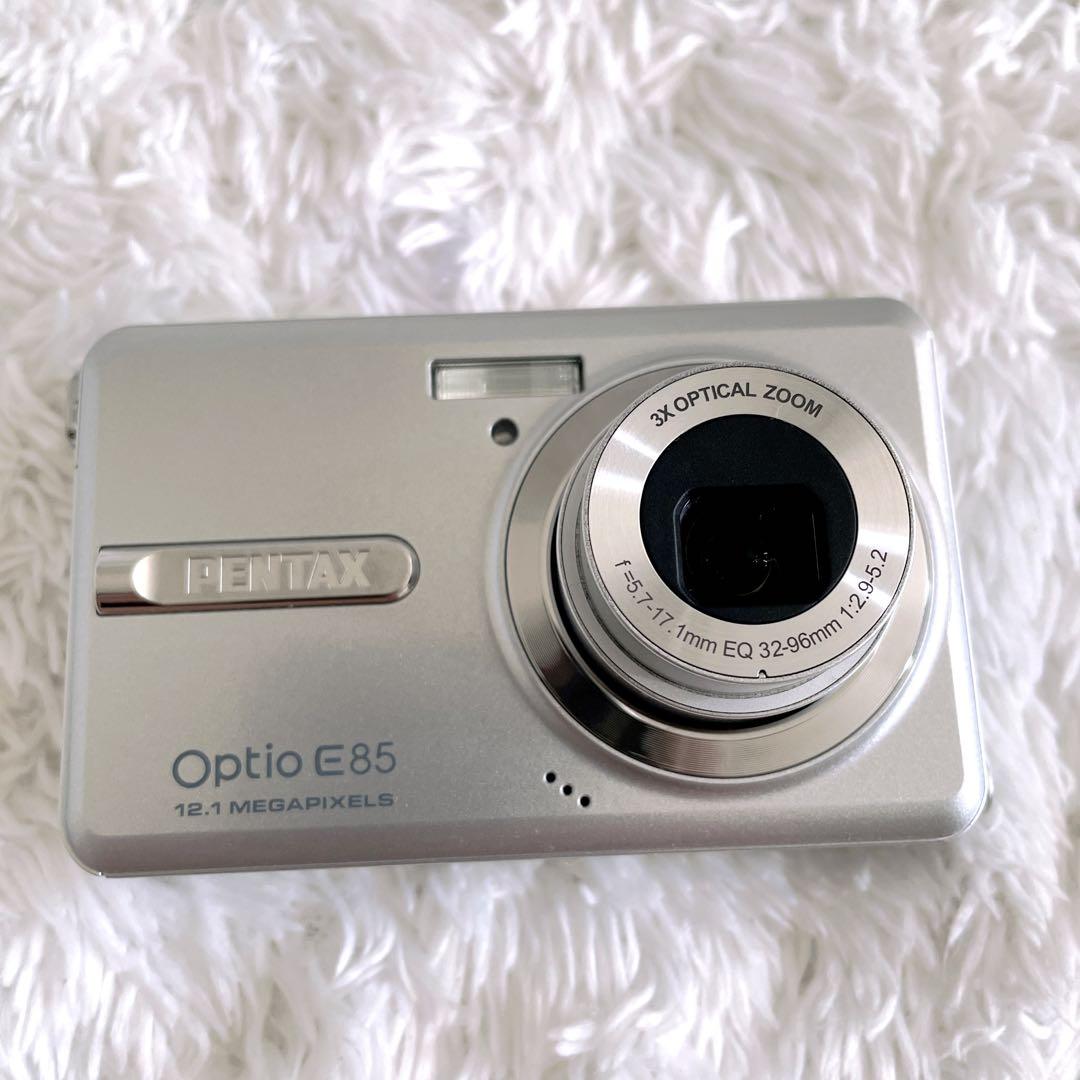 PENTAX 極美品✨Optio E85コンパクトデジタルカメラ　付属品多数三脚