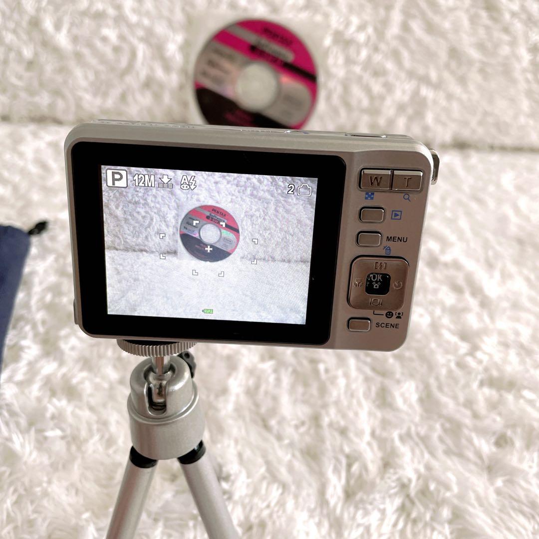 PENTAX 極美品✨Optio E85コンパクトデジタルカメラ　付属品多数三脚