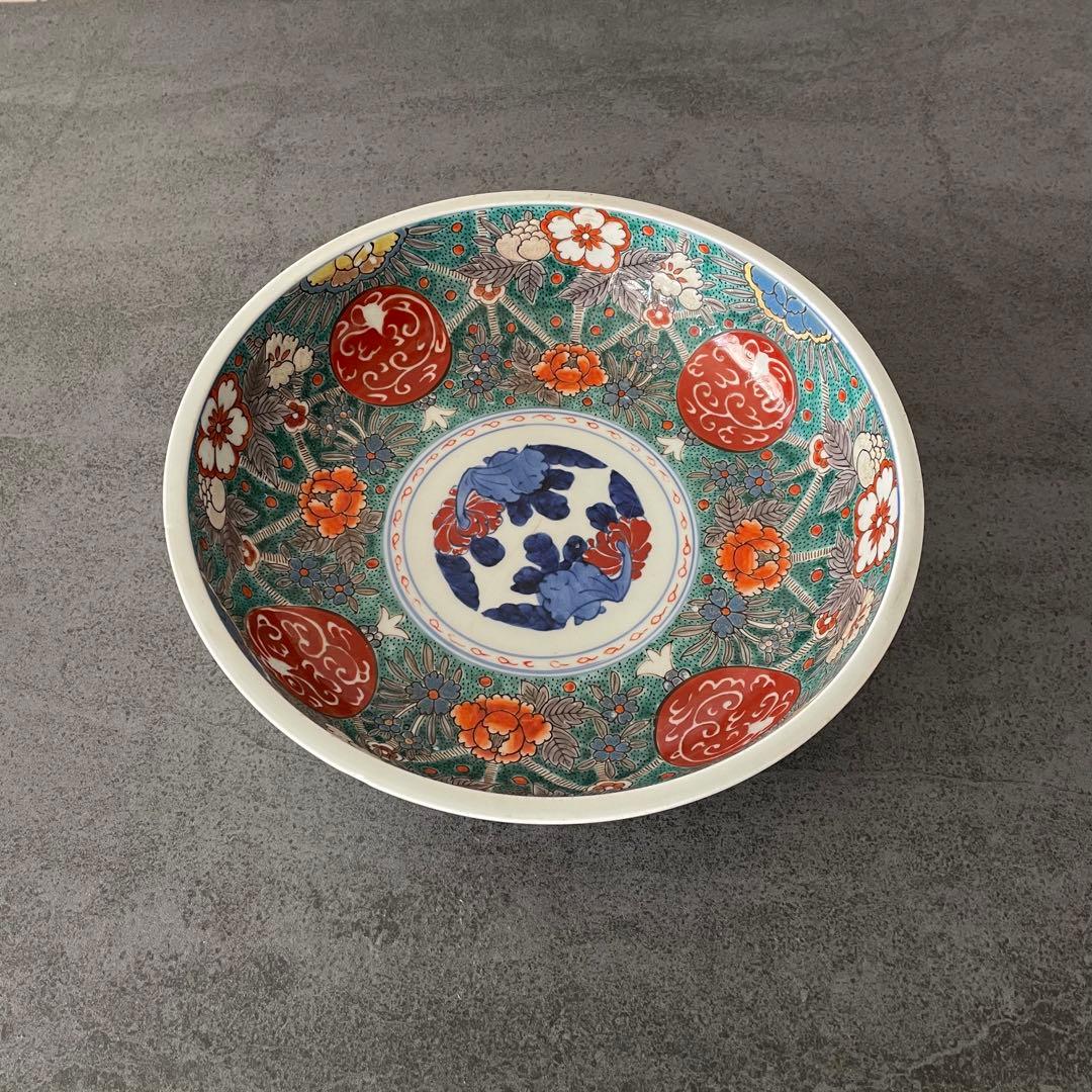 古伊万里 太明成化年製　大鉢 深皿