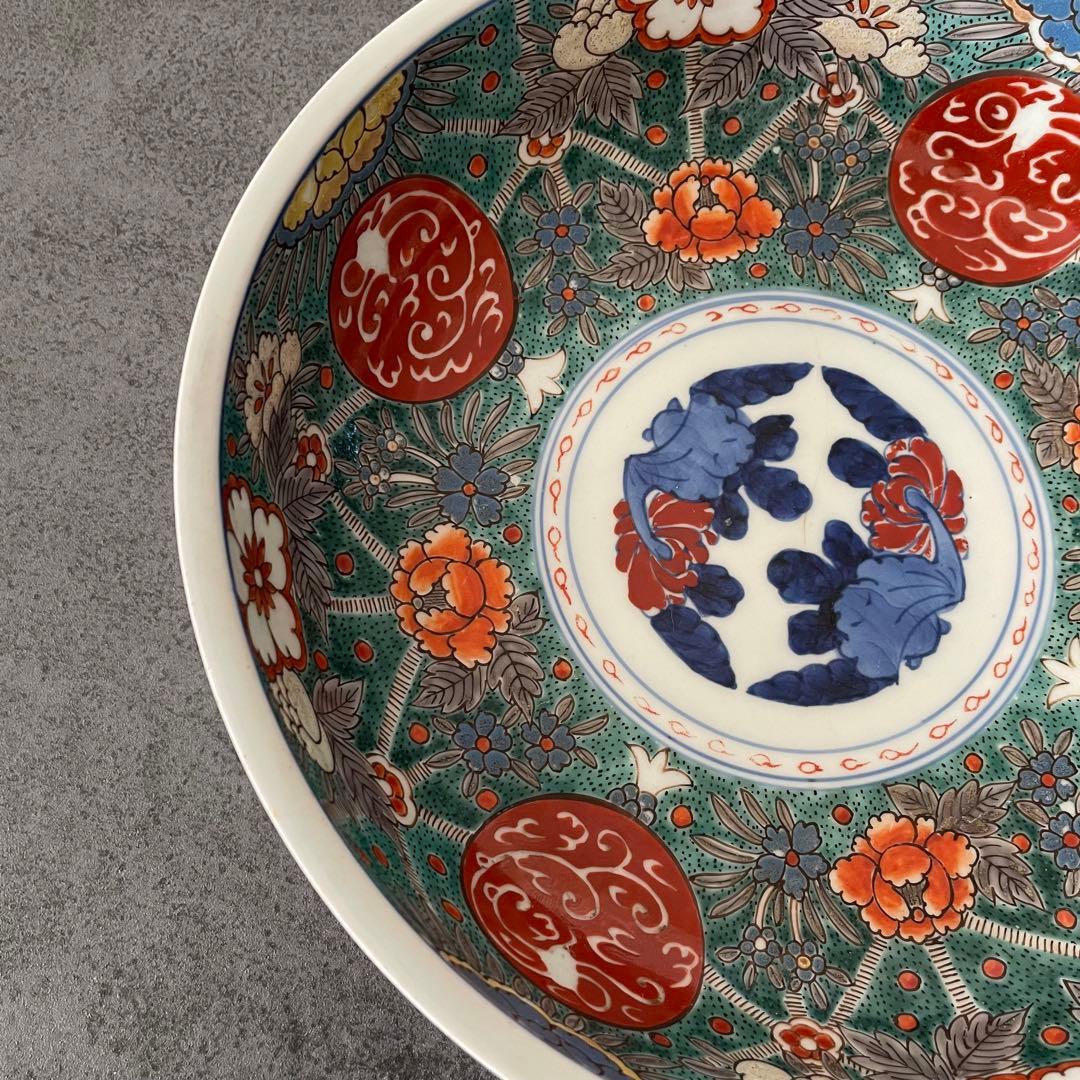 古伊万里 太明成化年製　大鉢 深皿