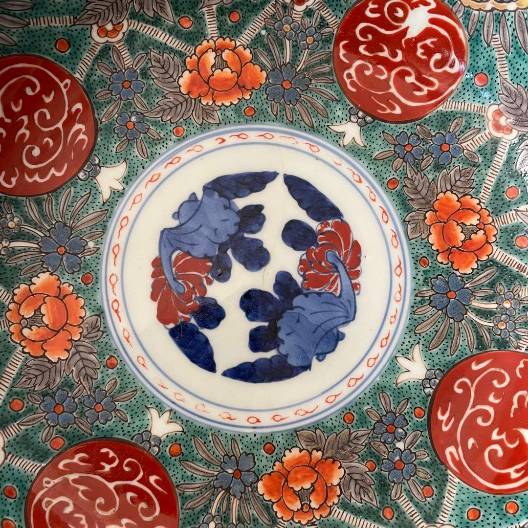 古伊万里 太明成化年製　大鉢 深皿