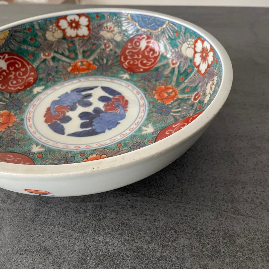 古伊万里 太明成化年製　大鉢 深皿