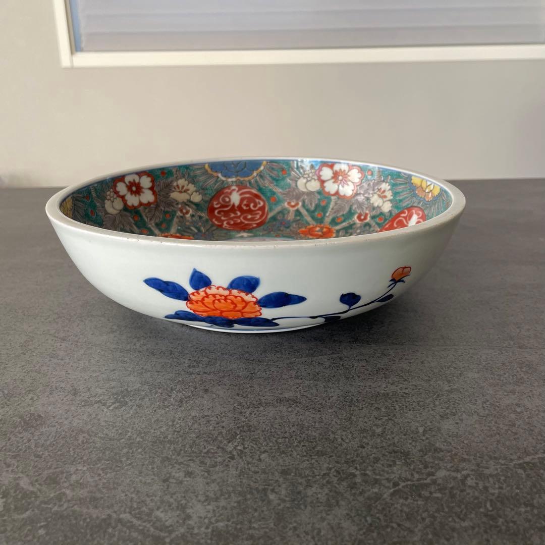 古伊万里 太明成化年製　大鉢 深皿