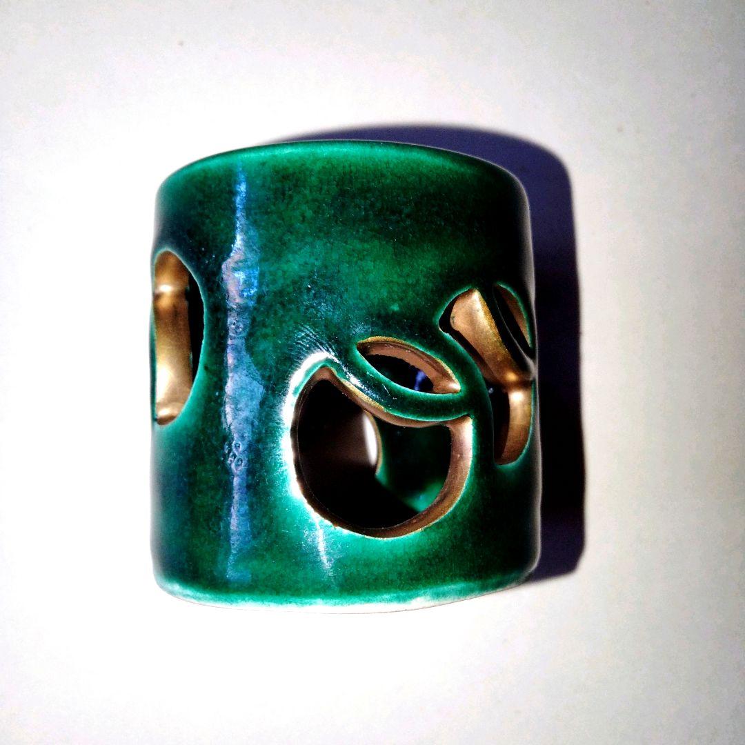 壺つぼ蓋置　加賀瑞山造