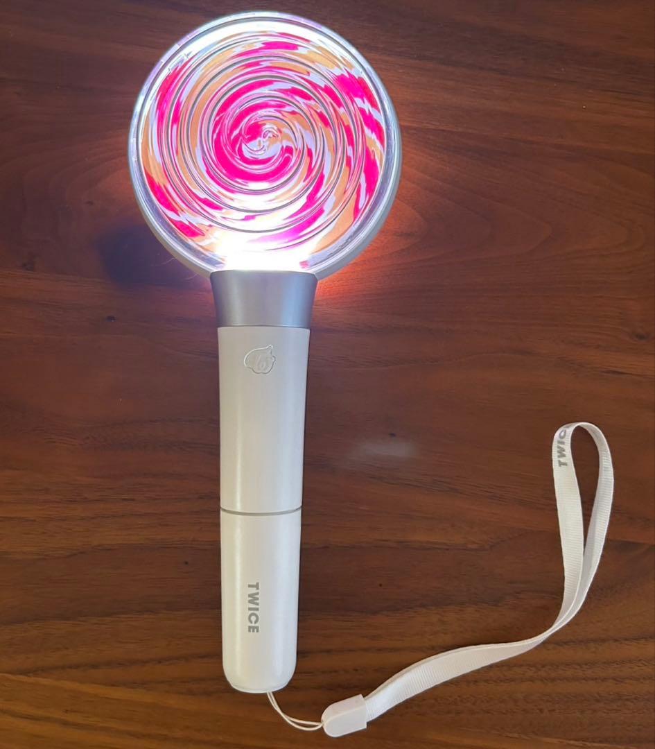 【美品】 TWICE ペンライト キャンディボン 初代 公式 2本セット