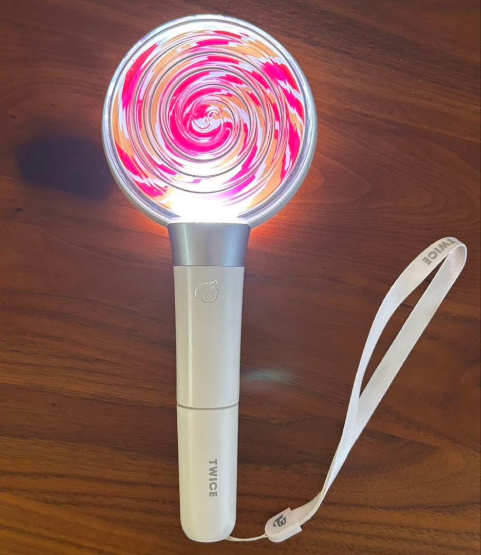 【美品】 TWICE ペンライト キャンディボン 初代 公式 2本セット